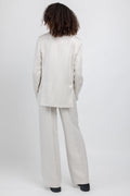 FORTE FORTE Diagonal Blazer in Perla