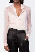 FORTE FORTE Georgette Shirt in Burro