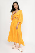 FORTE FORTE Habotai Silk Skirt in Sole