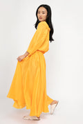 FORTE FORTE Habotai Silk Skirt in Sole