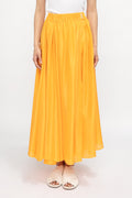 FORTE FORTE Habotai Silk Skirt in Sole
