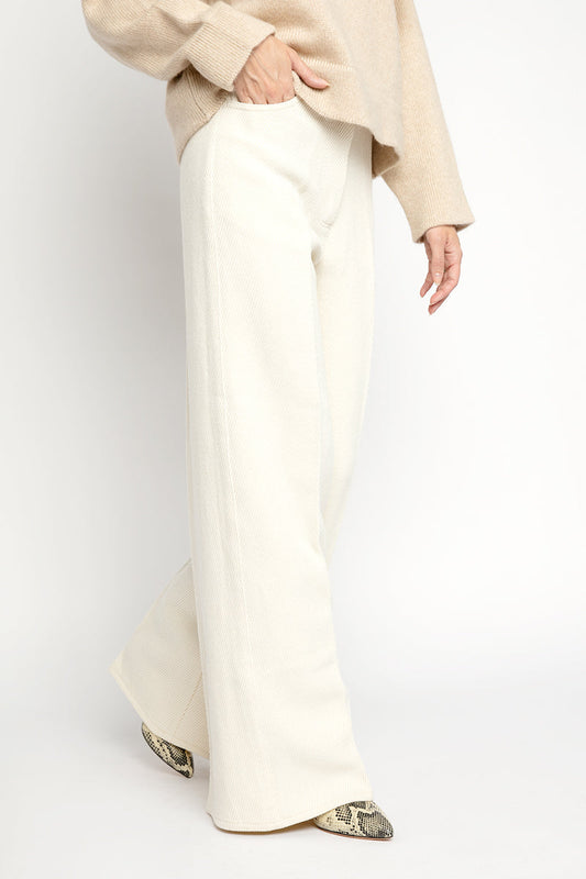 FORTE FORTE Five Pocket Pant in Candore