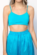 FORTE FORTE Lycra Jersey Top in Mare