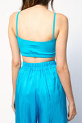 FORTE FORTE Lycra Jersey Top in Mare