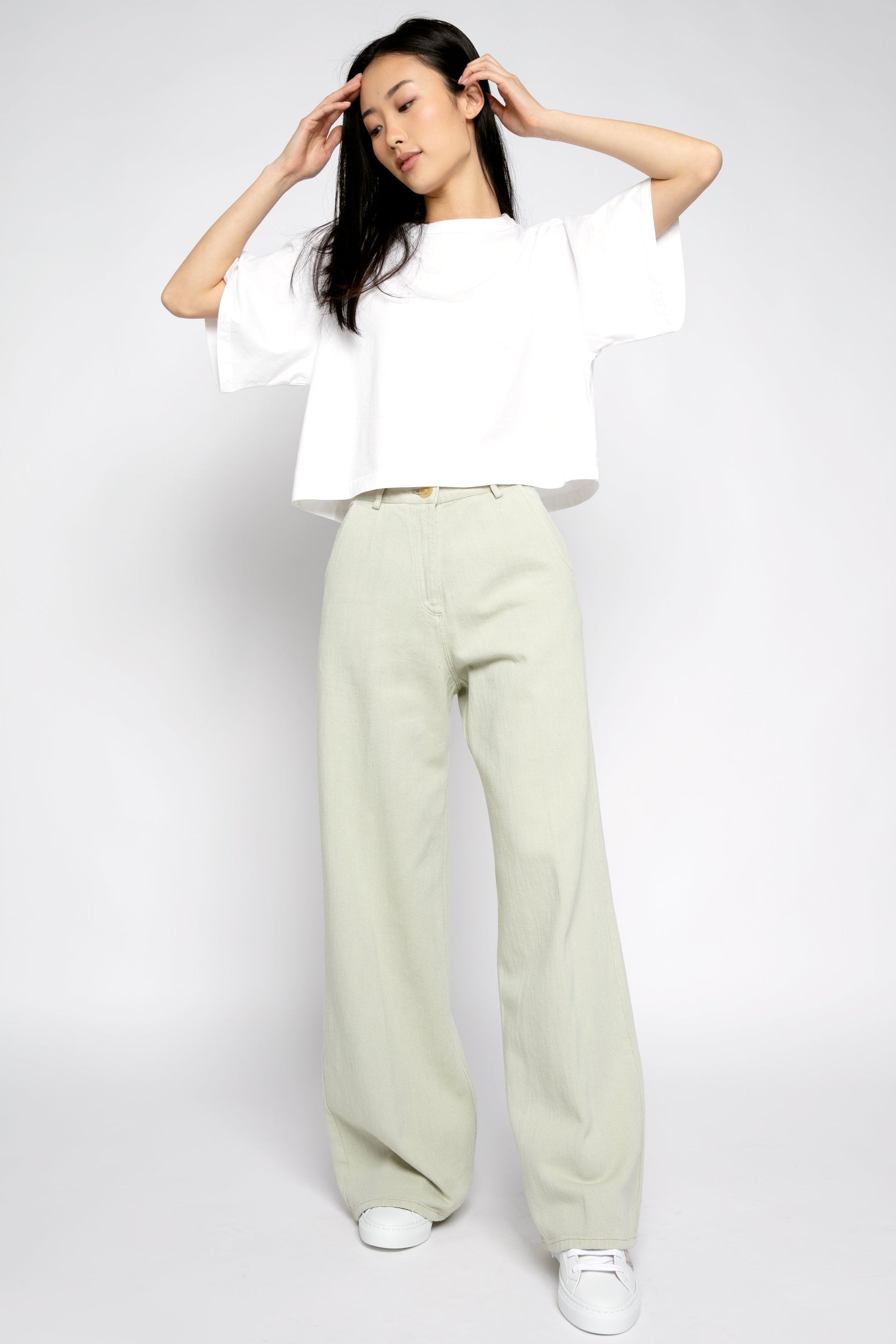 FORTE FORTE Trouser Pant in Agave
