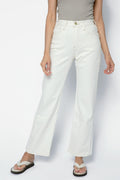 FRAME Le Pixie Jane Jean in Ecru