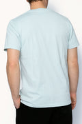 FRAME Logo T-Shirt in Sky Grey