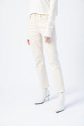 FRAME Le High Straight in Winter White