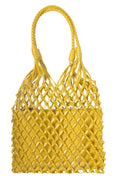 GENTRYPORTOFINO Woven Leather Bag in Cedro