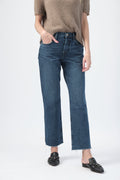 GRLFRND Tatum Cropped Straight Leg Jean in Always Now
