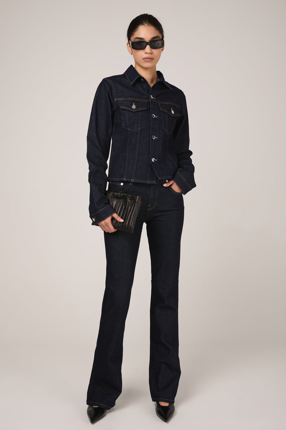 HAIKURE Chewy Flared Jean in Normal Wash