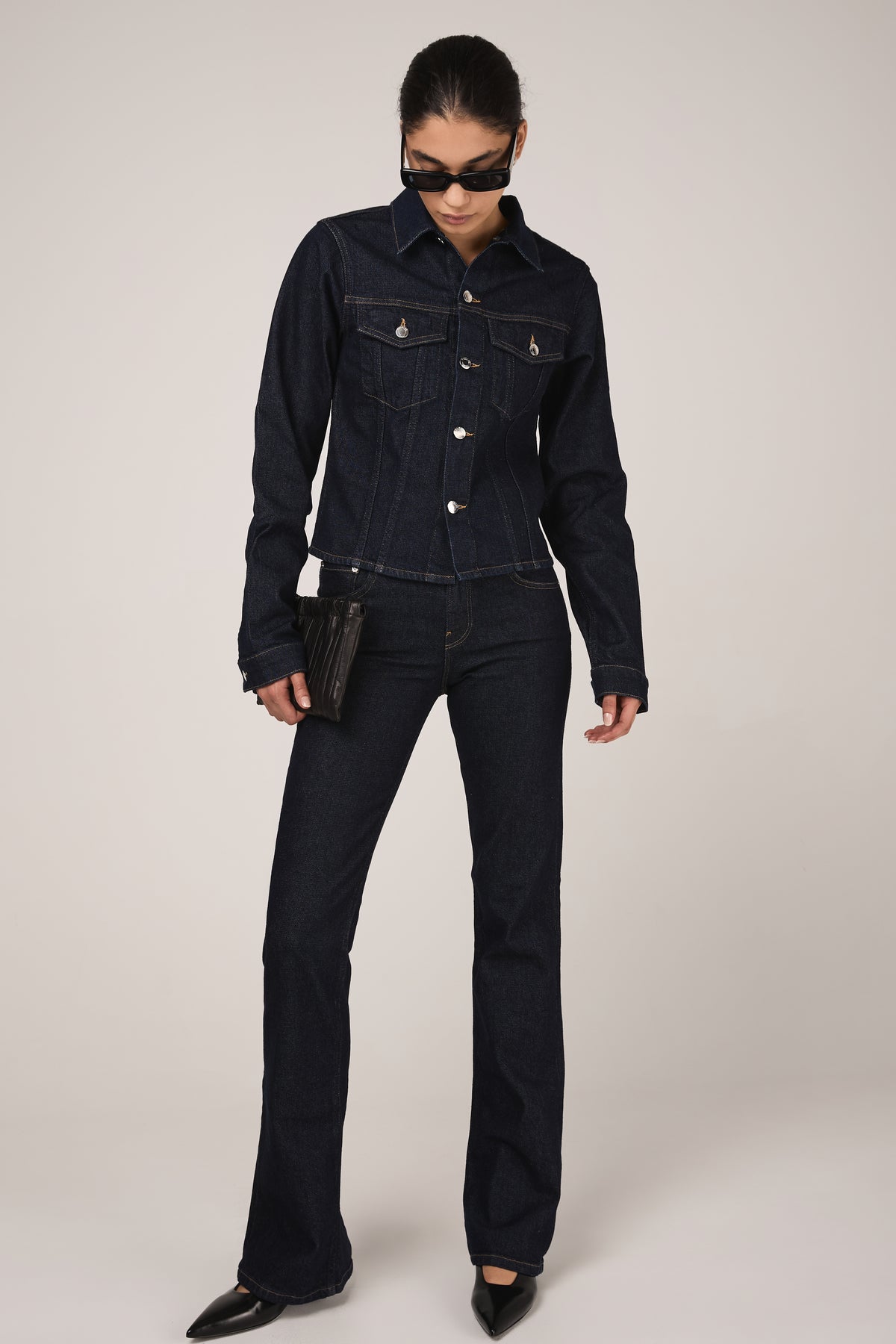 HAIKURE Chewy Flared Jean in Normal Wash