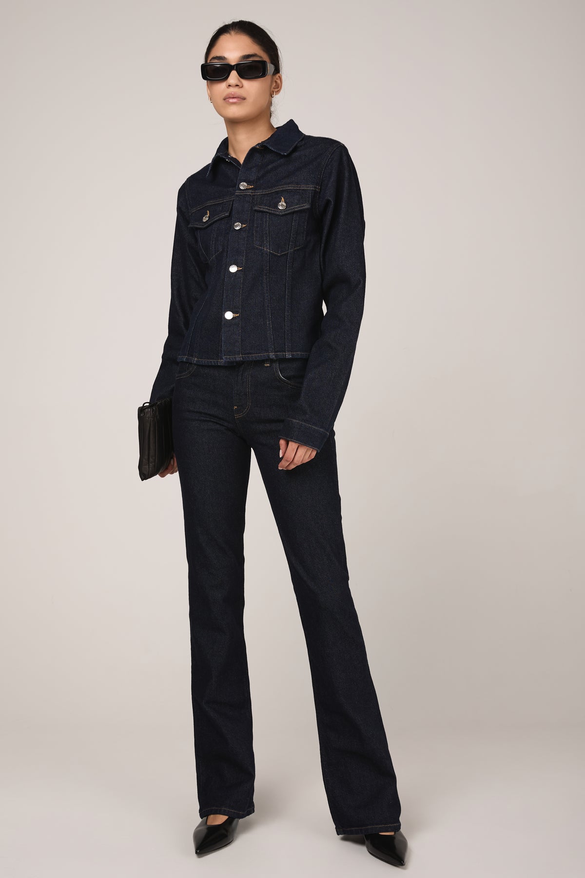 HAIKURE Chewy Flared Jean in Normal Wash