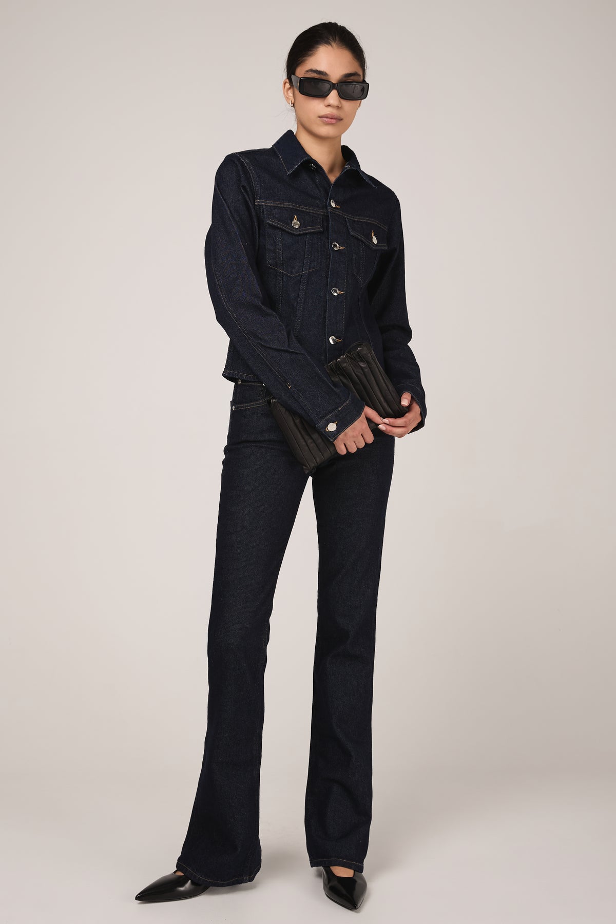 HAIKURE Chewy Flared Jean in Normal Wash