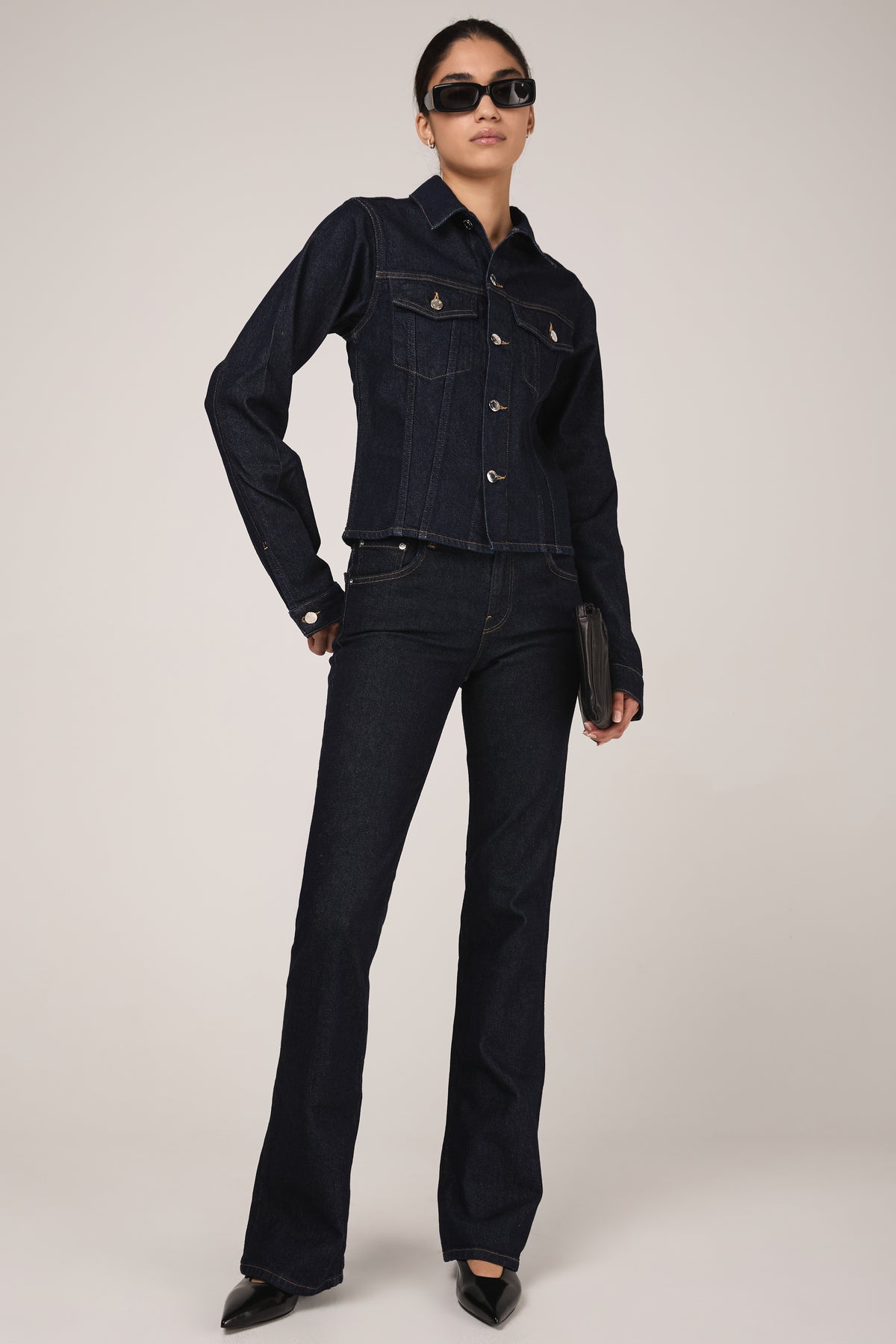 HAIKURE Chewy Flared Jean in Normal Wash