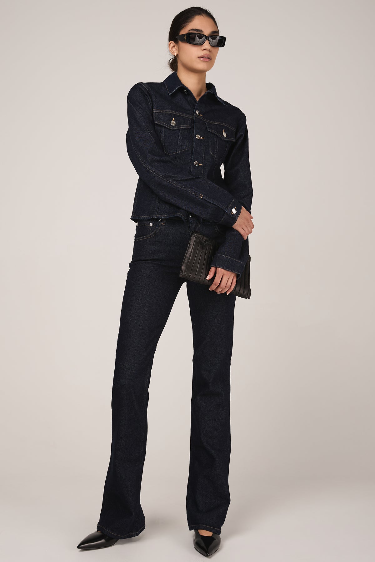 HAIKURE Chewy Flared Jean in Normal Wash