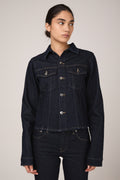 HAIKURE Cherry Denim Jacket in Normal Wash