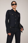 HAIKURE Cherry Denim Jacket in Normal Wash
