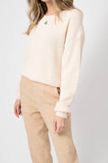 HEMISPHERE Pullover Sweater in Mother of Pearl