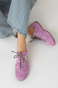 HENRY BEGUELIN Bovine Softy Leather City Sneaker in Lilla