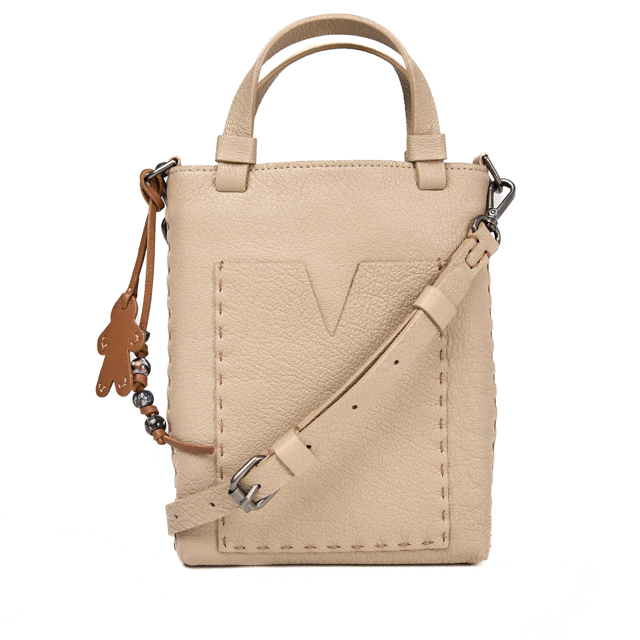 New Aura Bag in Martellato Sabbia