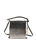 HENRY BEGUELIN Woven Leather Backpack Sfumato Cervo in Nero