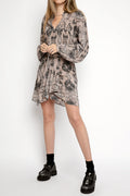 IRO Gul Dress in Old Pink and Grey