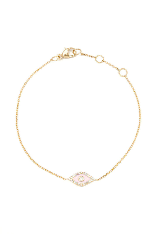 L.A. STEIN Rose Eye Bracelet in Yellow Gold