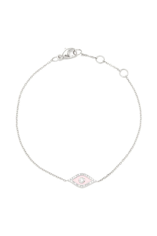 L.A. STEIN Rose Eye Bracelet in Sterling Silver