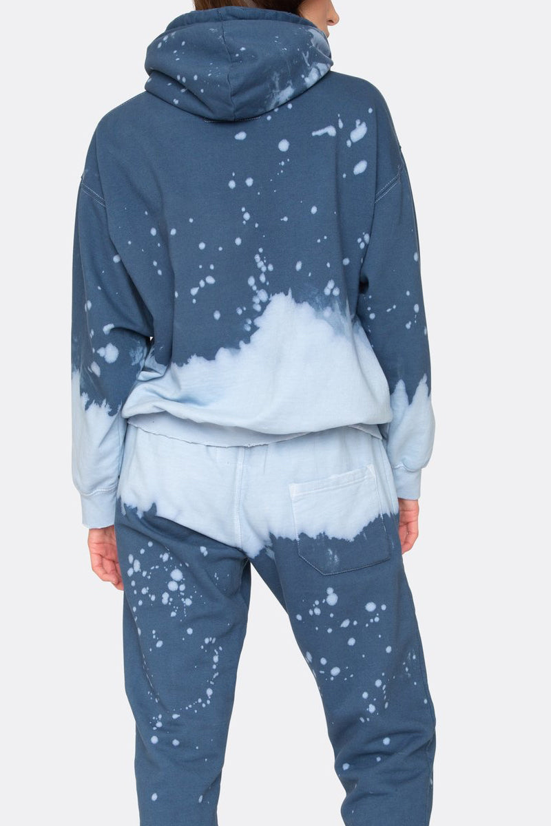LA DETRESSE The King Blue Dream Hoodie in Navy