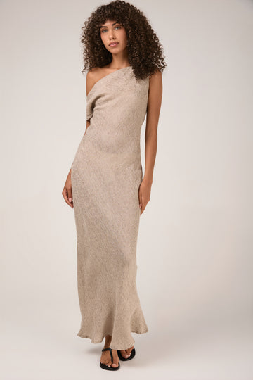 Vestito Cleopatra Tela Luxor Linen Dress in Naturale