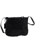 MANEBÍ Basket Bag in Natural Black Raffia