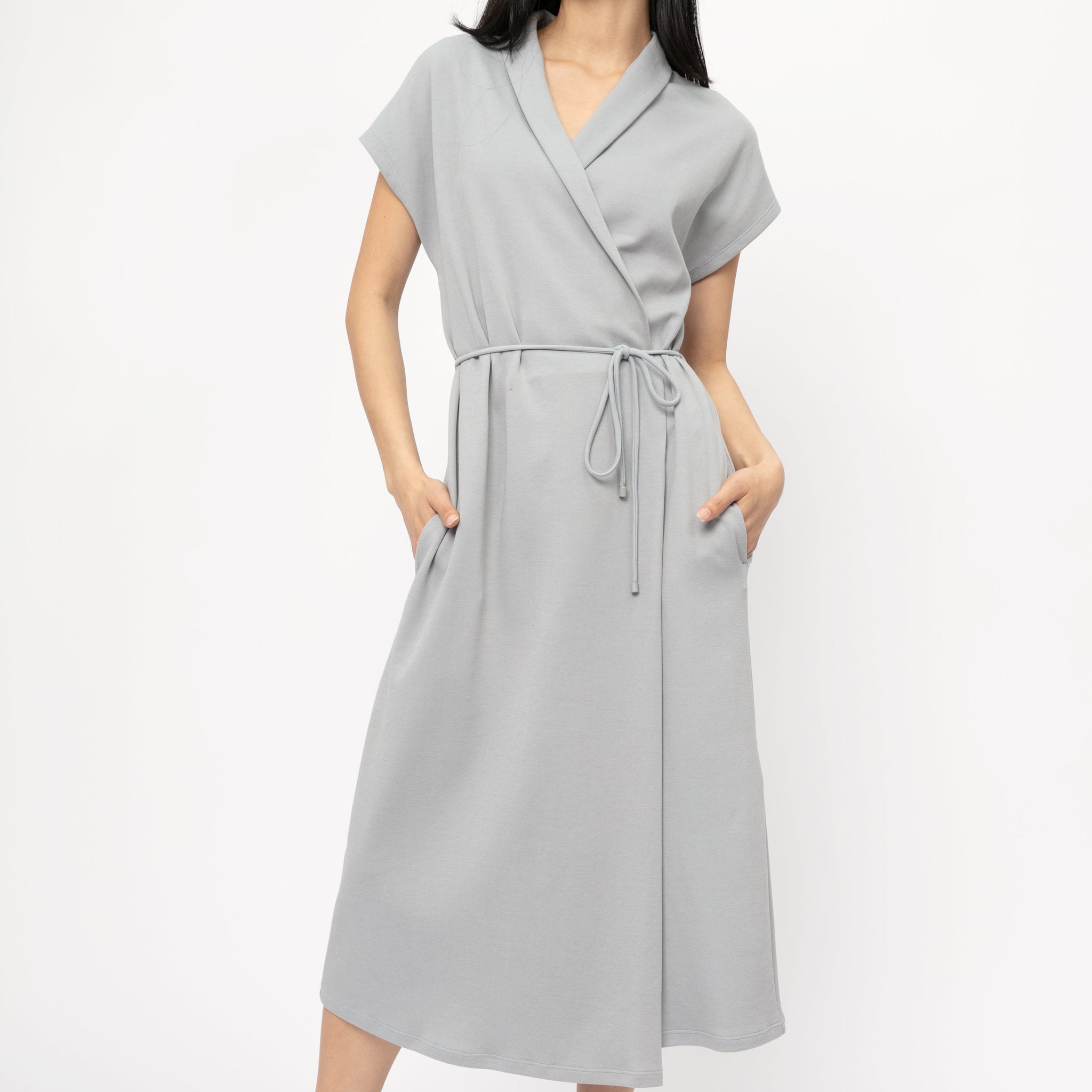 MAX MARA LEISURE Benaco Dress in Water Blue