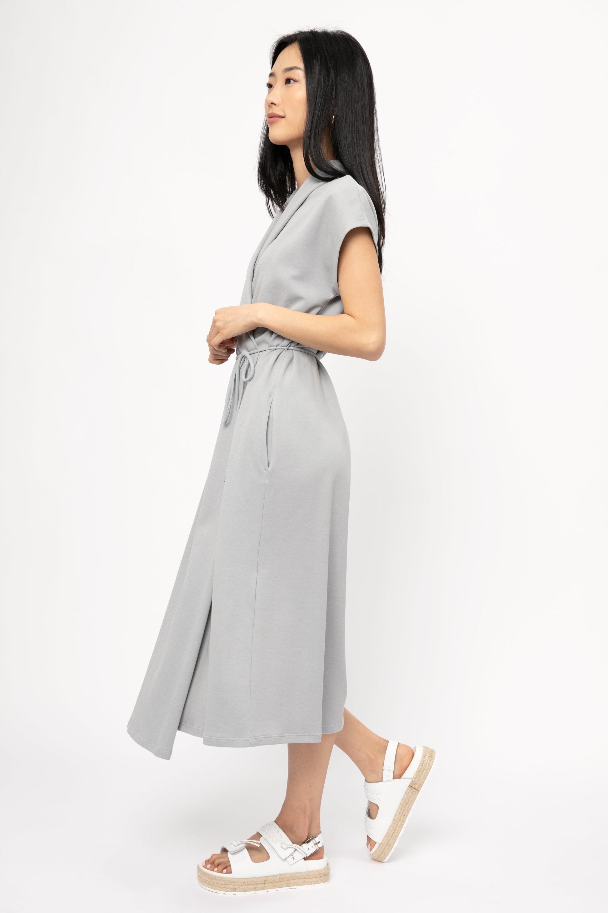 MAX MARA LEISURE Benaco Dress in Water Blue