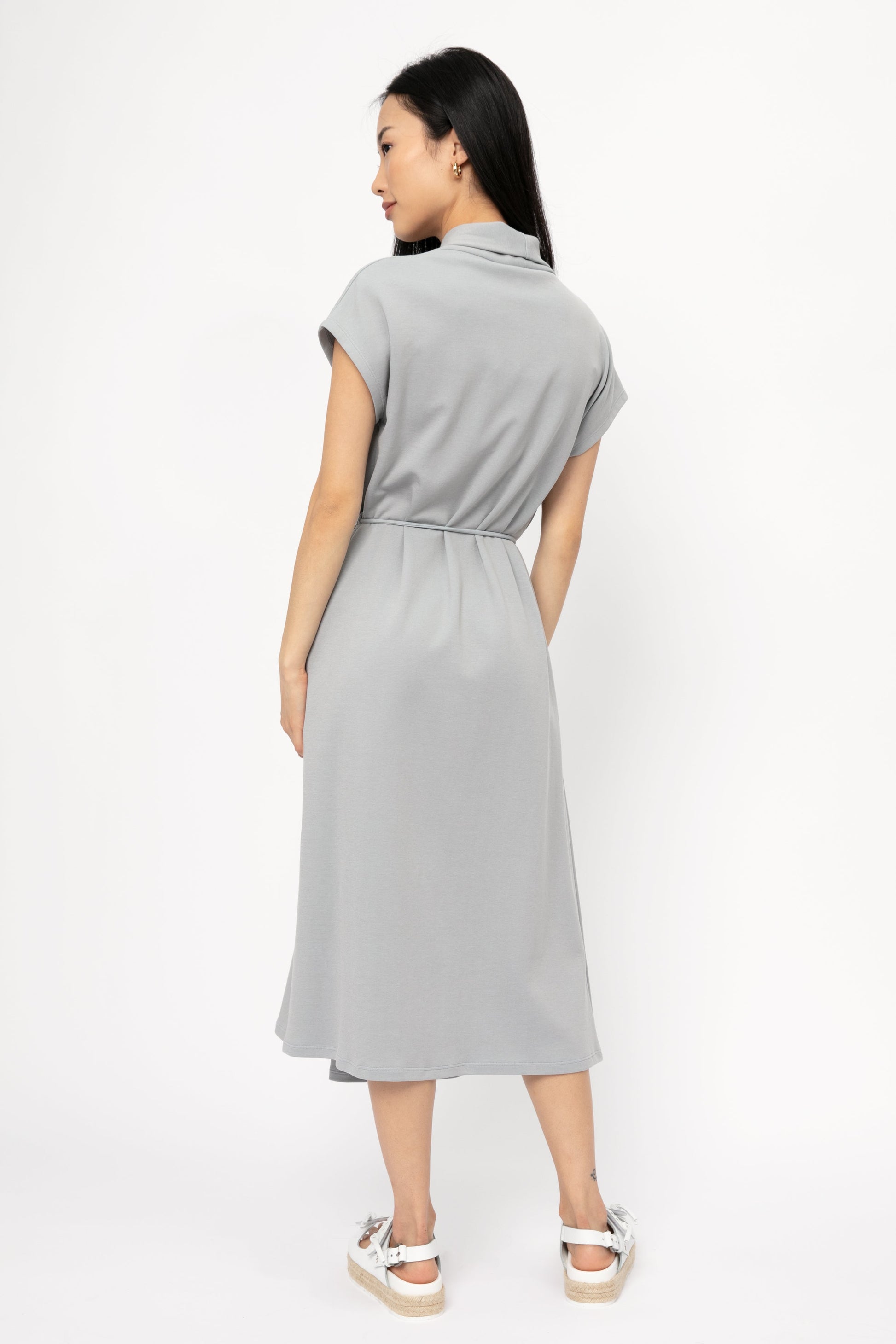 MAX MARA LEISURE Benaco Dress in Water Blue