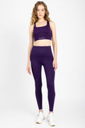 MAX MARA LEISURE Eritea Cropped Tank Top in Purple