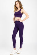 MAX MARA LEISURE Eritea Cropped Tank Top in Purple