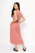 MAX MARA LEISURE Francia Dress in Terra Cotta