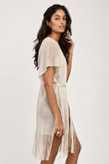MAX MARA LEISURE Iacopo Knit Cover-up in Platinum
