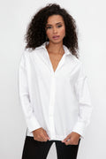 MAX MARA LEISURE Rispoli Cotton Shirt in White