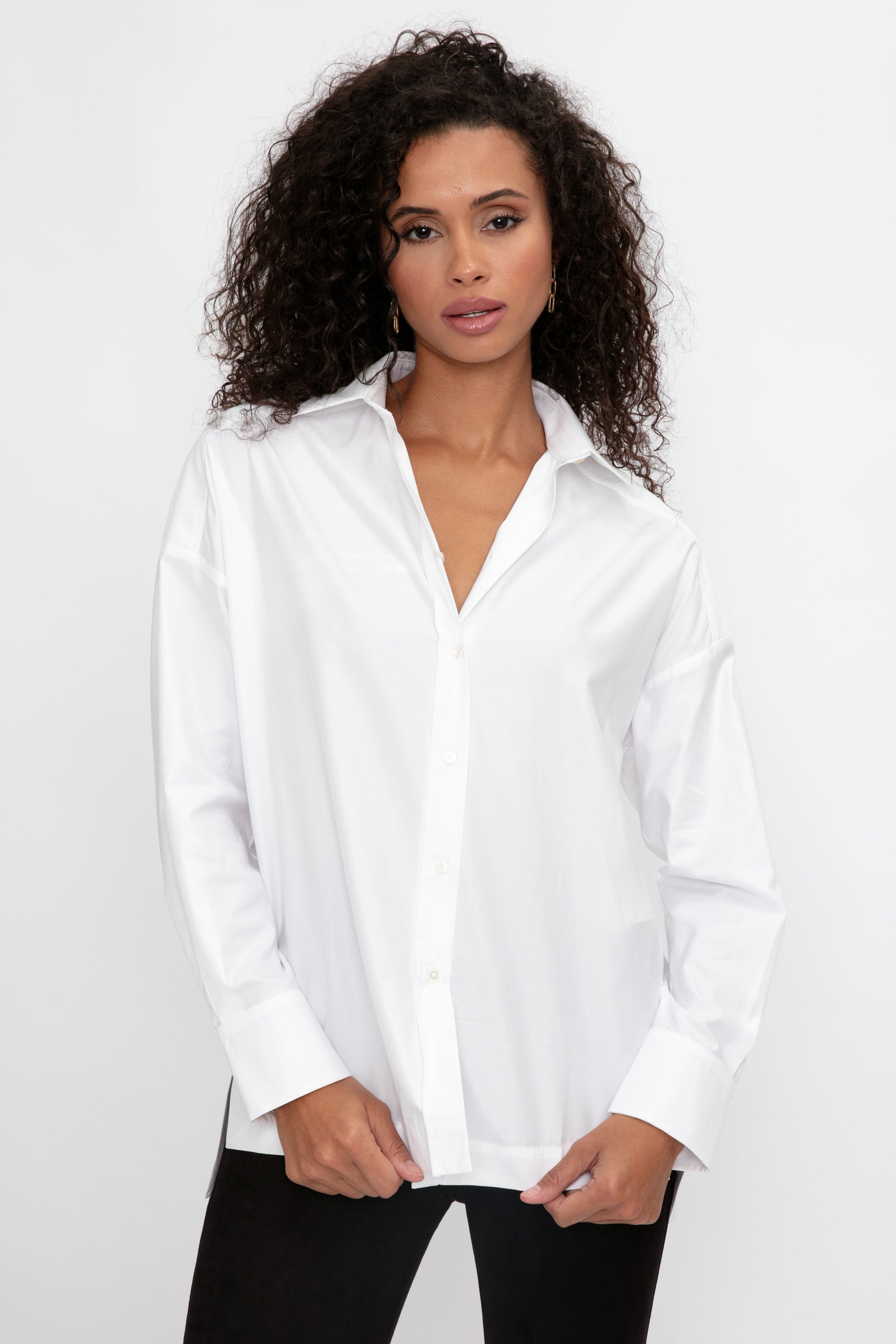 MAX MARA LEISURE Rispoli Cotton Shirt in White