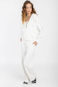 MAX MARA LEISURE Ultra Drawstring Fleece Pant in White
