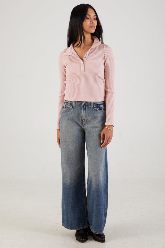 NSF Selena Wide Leg Jean in Bowie