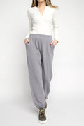 NSF Henri Thermal Slim Henley in Soft White
