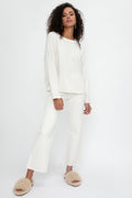 NSF Long Sleeve Loffler Tee in Soft White