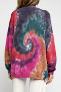 NSF Rogers Cardigan in Jewel Tone Dye