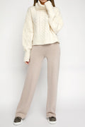 NSF Rosae Turtleneck Pullover in Ivory