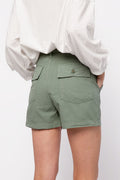 NSF Sabine High Waisted Short in Sulpher Stone