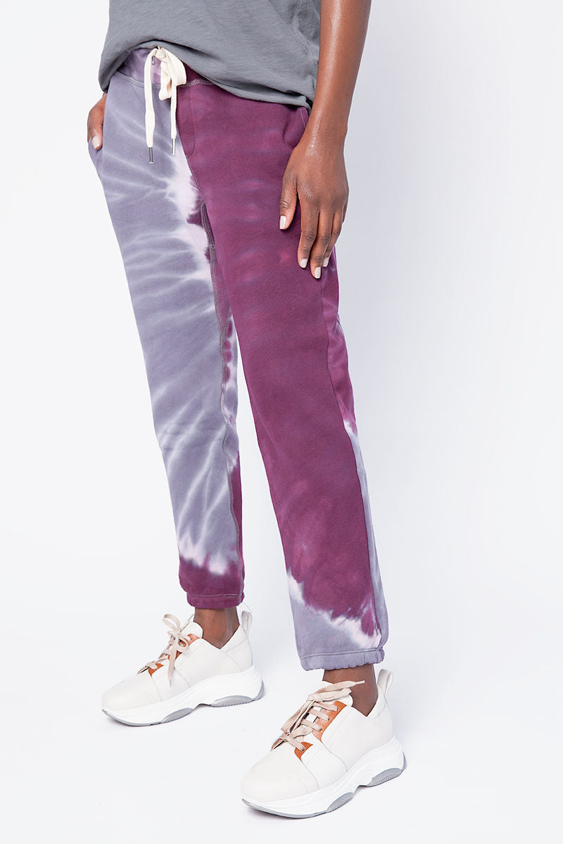 NSF Sayde Sweatpants in Magenta Dye