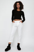 PRIVATE 0204 Cotton Corduroy Trouser in White